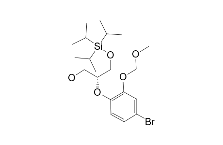 (R)-2-[4'-BROMO-2'-(METHOXYMETHOXY)-PHENOXY]-3-(TRIISOPROPYLSILYLOXY)-PROPAN-1-OL