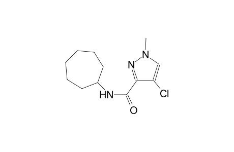 4-chloro-N-cycloheptyl-1-methyl-1H-pyrazole-3-carboxamide