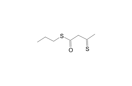 Acetoacetic acid, 1,3-dithio-, S-propyl ester