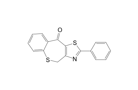 2-Phenyl-4H-[1]benzothiepino[3,4-d]thiazol-10-one