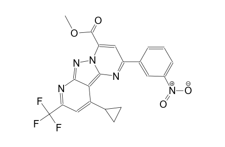pyrido[2',3':3,4]pyrazolo[1,5-a]pyrimidine-4-carboxylic acid, 10-cyclopropyl-2-(3-nitrophenyl)-8-(trifluoromethyl)-, methyl ester