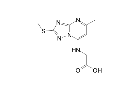 2-((5-methyl-2-(methylthio)-[1,2,4]triazolo[1,5-a]pyrimidin-7-yl)amino)acetic acid