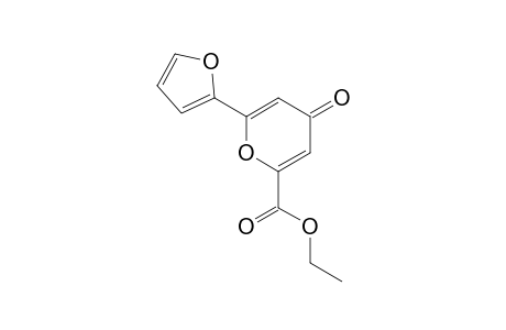 Ethyl 6-(2-furyl)-4H-oxopyran-2-carboxylate