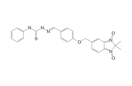 5-[4-(N(4)-PHENYLTHIOSEMICARBAZONO)-PHENYLOXYMETHYL]-2,2-DIMETHYL-2H-BENZIMIDAZOLE-1,3-DI-N-OXIDE