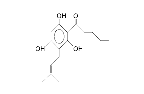 1-(2,4,6-TRIHYDROXY-3-(3-METHYL-2-BUTENYL)-PHENYL)-1-PENTANON,3-PRENYLPHLOROVALEROPHENON