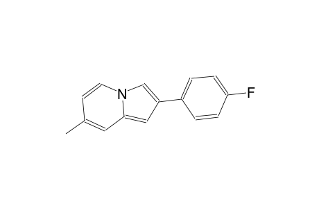 indolizine, 2-(4-fluorophenyl)-7-methyl-