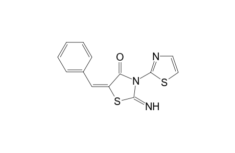 (5E)-5-Benzylidene-2-imino-3-(1,3-thiazol-2-yl)-1,3-thiazolidin-4-one