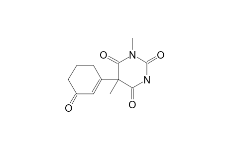 1,5-Dimethyl-5-(3-oxidanylidenecyclohexen-1-yl)-1,3-diazinane-2,4,6-trione