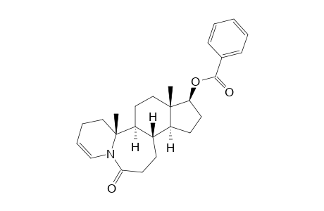 17.beta.-hydroxy-5-aza-B-homoandrost-3-en-6-one Benzoate