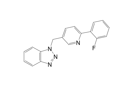 1-{[6-(2-Fluorophenyl)pyridin-3-yl]methyl}-1H-benzotriazole