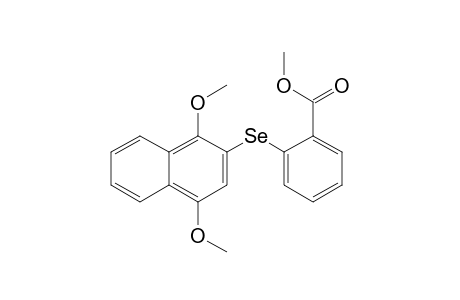 Methyl 2-(1,4-dimethoxy-2-naphthylseleno)benzoate