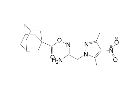 (1Z)-N'-[(1-adamantylcarbonyl)oxy]-2-(3,5-dimethyl-4-nitro-1H-pyrazol-1-yl)ethanimidamide
