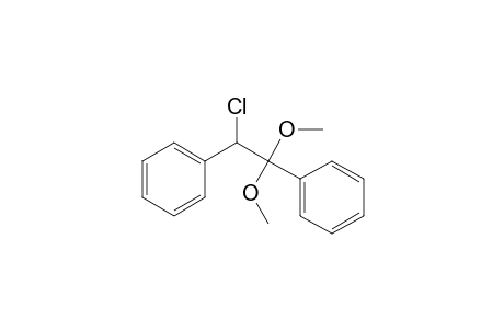 (1-Chloro-2,2-dimethoxy-2-phenylethyl)benzene