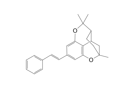 2,8-Dioxa-3,3,7-trimethyl-11-(2-phenylethenyl)-tetracycl[9.3.1.0(4,13).1(7,13)]tetradeca-triene