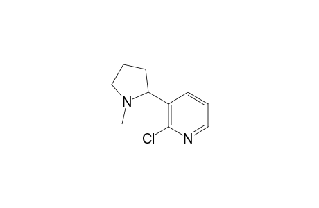 2-chloro-3-(1-methylpyrrolidin-2-yl)pyridine