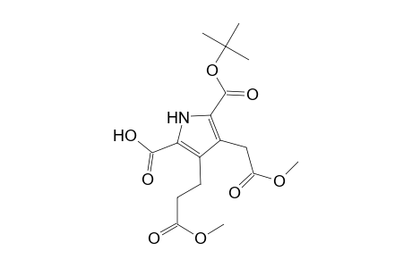 1H-Pyrrole-2,5-dicarboxylic acid, 3-(2-methoxy-2-oxoethyl)-4-(3-methoxy-3-oxopropyl)-, 2-(1,1-dimethylethyl) ester