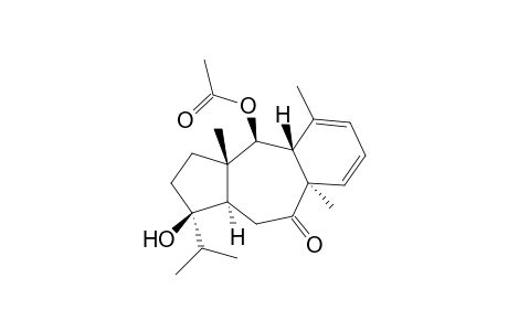 (8R*)-2-Acetoxy-12-hydroxy-dolasta-4,6-dien-9-one