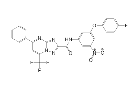 N-[3-(4-fluorophenoxy)-5-nitrophenyl]-5-phenyl-7-(trifluoromethyl)[1,2,4]triazolo[1,5-a]pyrimidine-2-carboxamide
