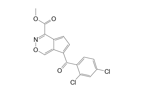 7-(2,4-Dichlorobenzoyl)cyclopenta[d][1,2]oxazine-4-carboxylic acid methyl ester