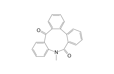 9H-Tribenz[b,e,g]azonine-9,15(10H)-dione, 10-methyl-
