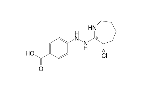 (Z)-1-(azepan-2-ylidene)-2-(4-carboxyphenyl)hydrazin-1-ium chloride