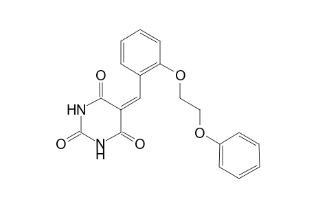 5-[2-(2-Phenoxyethoxy)benzylidene]-2,4,6(1H,3H,5H)-pyrimidinetrione