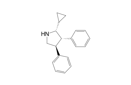 2.alpha.-Cyclopropyl-3.alpha.,4.beta.-diphenylpyrrolidine