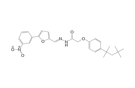 N'-{(E)-[5-(3-nitrophenyl)-2-furyl]methylidene}-2-[4-(1,1,3,3-tetramethylbutyl)phenoxy]acetohydrazide