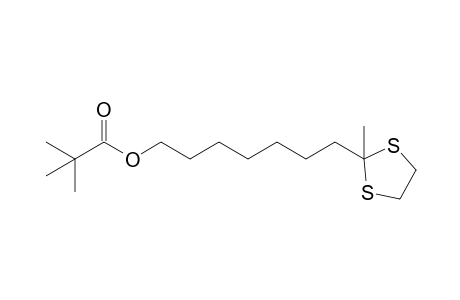 7-(2-Methyl-1,3-dithiolan-2-yl)heptyl pivalate