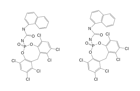 N-(8-NAPHTYL)-N'-[1,2,4,8,10,11-HEXACHLORO-6-OXIDO-12H-DIBENZO-[D,G]-1,3,2-DIOXAPHOSPHOCIN-6-YL]-UREA