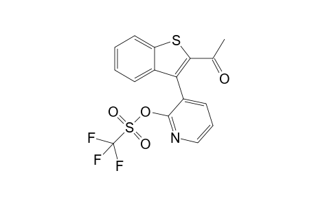 3-(2-Acetyl-3-benzo[b]thienyl)-2-pyridinyl trifluoromethanesulfonate