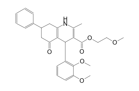 3-quinolinecarboxylic acid, 4-(2,3-dimethoxyphenyl)-1,4,5,6,7,8-hexahydro-2-methyl-5-oxo-7-phenyl-, 2-methoxyethyl ester