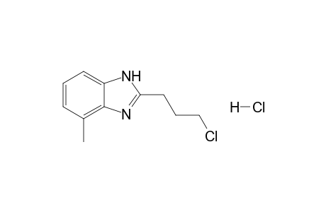2-(3-Chloropropyl)-4-methylbenzimidazole Hydrochloride