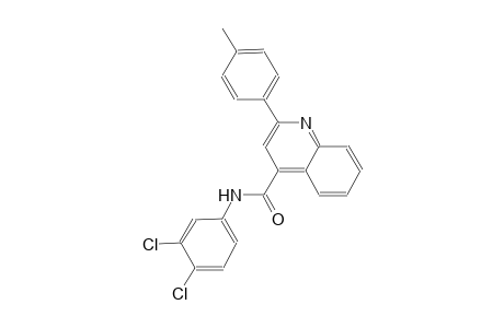 N-(3,4-dichlorophenyl)-2-(4-methylphenyl)-4-quinolinecarboxamide