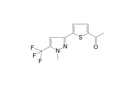 Ethanone, 1-[5-(5-trifluoromethyl-1-methylpyrazol-3-yl)-2-thienyl]-