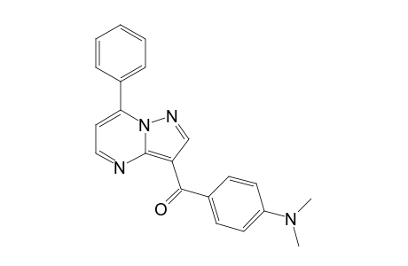 (4-(Dimethylamino)phenyl)(7-phenylpyrazolo[1,5-a]pyrimidin3-yl)methanone