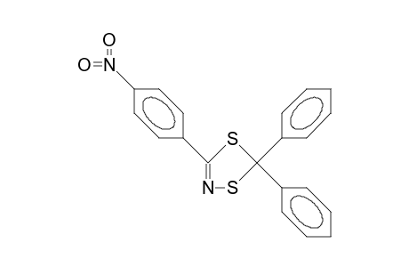 3-(4-Nitro-phenyl)-5,5-diphenyl-5H-1,4,2-dithiazole