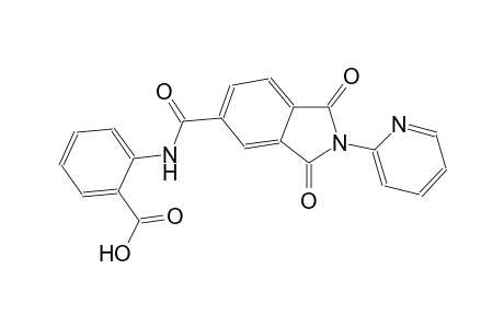 2-({[1,3-dioxo-2-(2-pyridinyl)-2,3-dihydro-1H-isoindol-5-yl]carbonyl}amino)benzoic acid