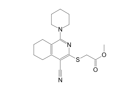 acetic acid, [[4-cyano-5,6,7,8-tetrahydro-1-(1-piperidinyl)-3-isoquinolinyl]thio]-, methyl ester