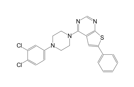 thieno[2,3-d]pyrimidine, 4-[4-(3,4-dichlorophenyl)-1-piperazinyl]-6-phenyl-