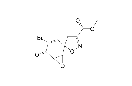 4'-bromo-5'-keto-spiro[4H-isoxazole-5,2'-7-oxabicyclo[4.1.0]hept-3-ene]-3-carboxylic acid methyl ester