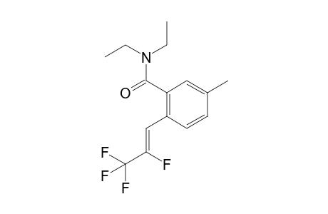 (Z)-N,N-diethyl-5-methyl-2-(2,3,3,3-tetrafluoroprop-1-en-1-yl)benzamide