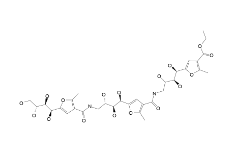 #26;2-METHYL-5-(D-ARABINO-TETRITOL-1'-YL)-3-FURAMIDE-(N->4')-2-METHYL-5-(4'-DEOXY-D-ARABINO-TETRITOL-1'-YL)-3-FURAMIDE-(N->4')-3-ETHOXYCARBONYL-2-METHYL-5-(4-D