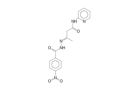 3-(4-Nitrobenzoylhydrazono)-N-(2-pyridyl)butyramide
