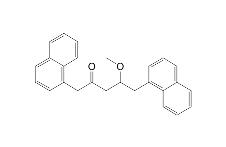 4-Methoxy-1,5-bis(1-naphthalenyl)-2-pentanone