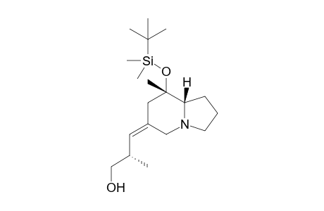 (2S,3Z)-3-((8S,8aS)-8-{[tert-Butyl(dimethyl)silyl]oxy}-8-methylhexahydro-6(5H)-indolizinylidene)-2-methyl-1-propanol