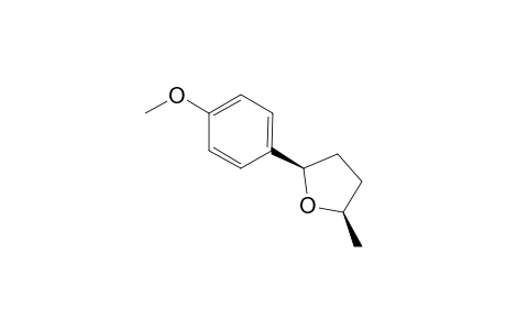 2-(4-Methoxyphenyl)-5-methyltetrahydrofuran