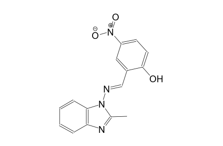 2-{(E)-[(2-methyl-1H-benzimidazol-1-yl)imino]methyl}-4-nitrophenol