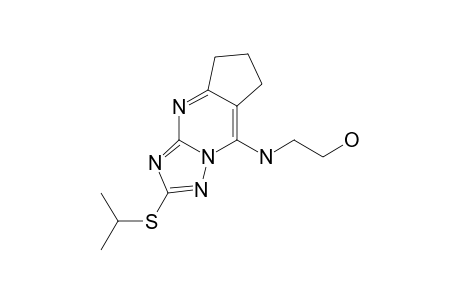 5-(2-HYDROXYETHYL)-AMINO-2-ISOPROPYLTHIO-CYCLOPENTA-[D]-[1,2,4]-TRIAZOLO-[1,5-A]-PYRIMIDINE