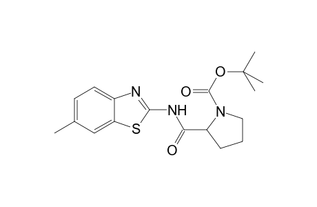 tert-Butyl 2-([(6-methyl-1,3-benzothiazol-2-yl)amino]carbonyl)-1-pyrrolidinecarboxylate